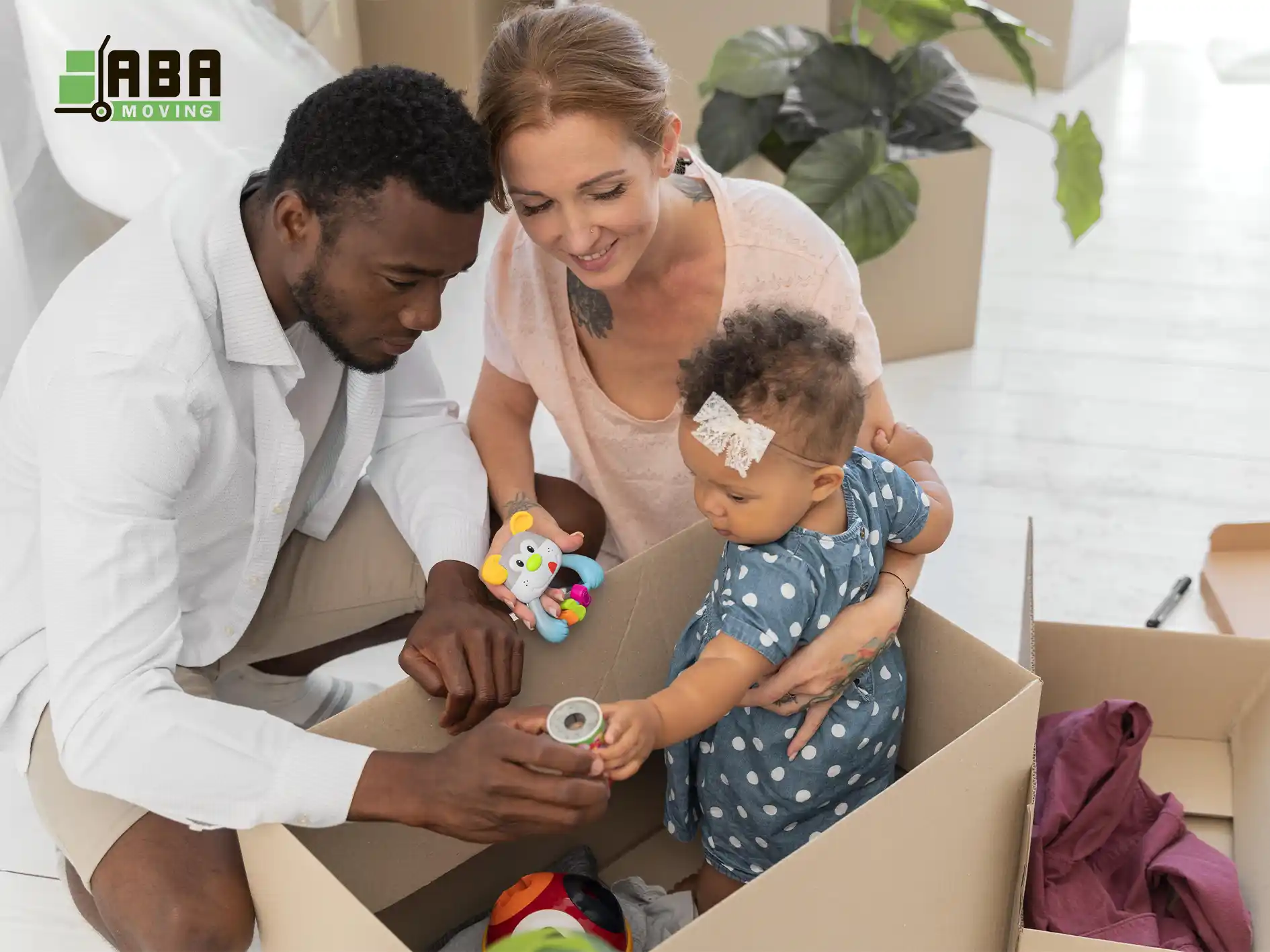 ABA Movers Relocation Customer and Kid Packing Box