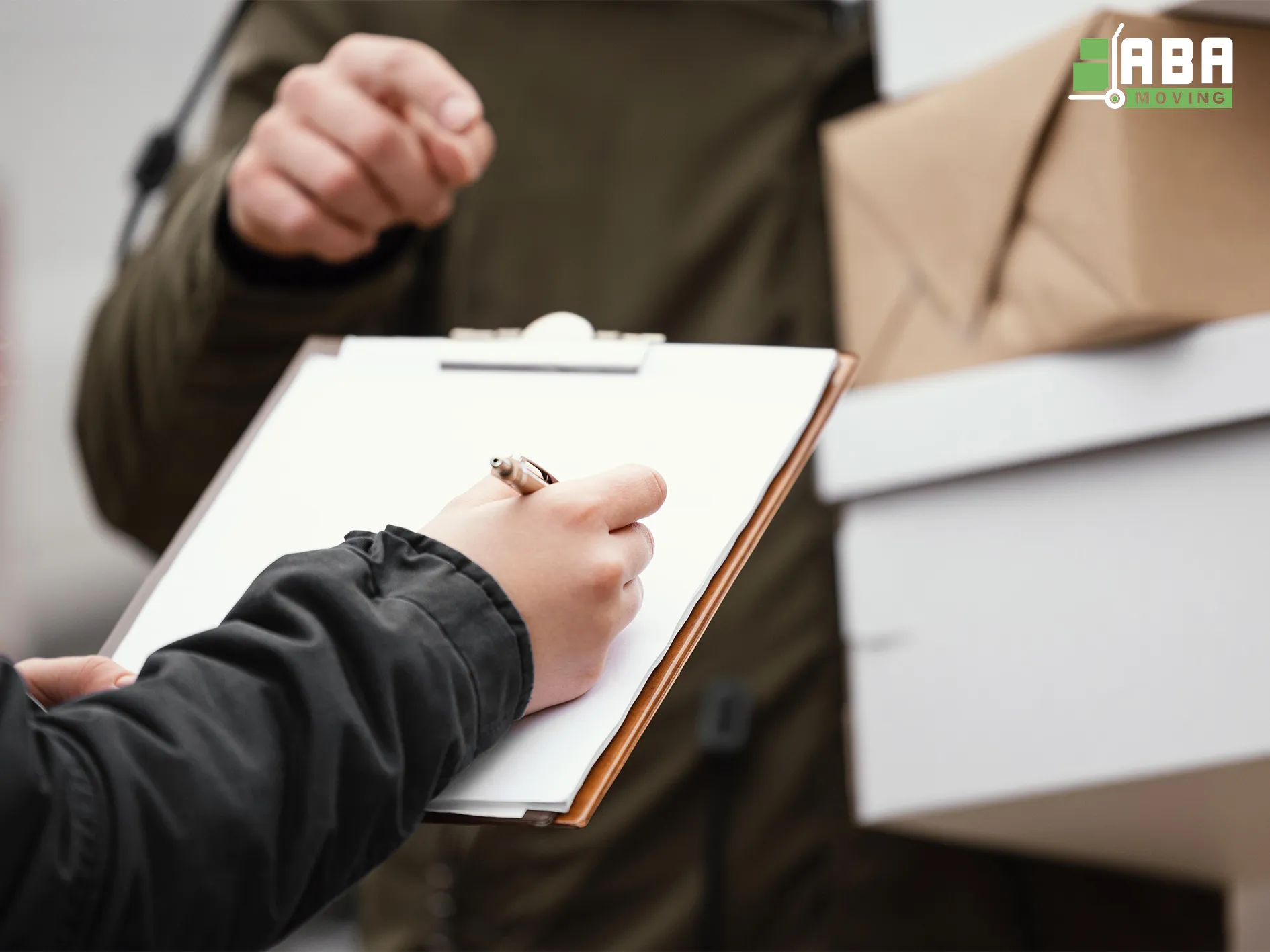 ABA Movers Moving Team Member Checking Lists