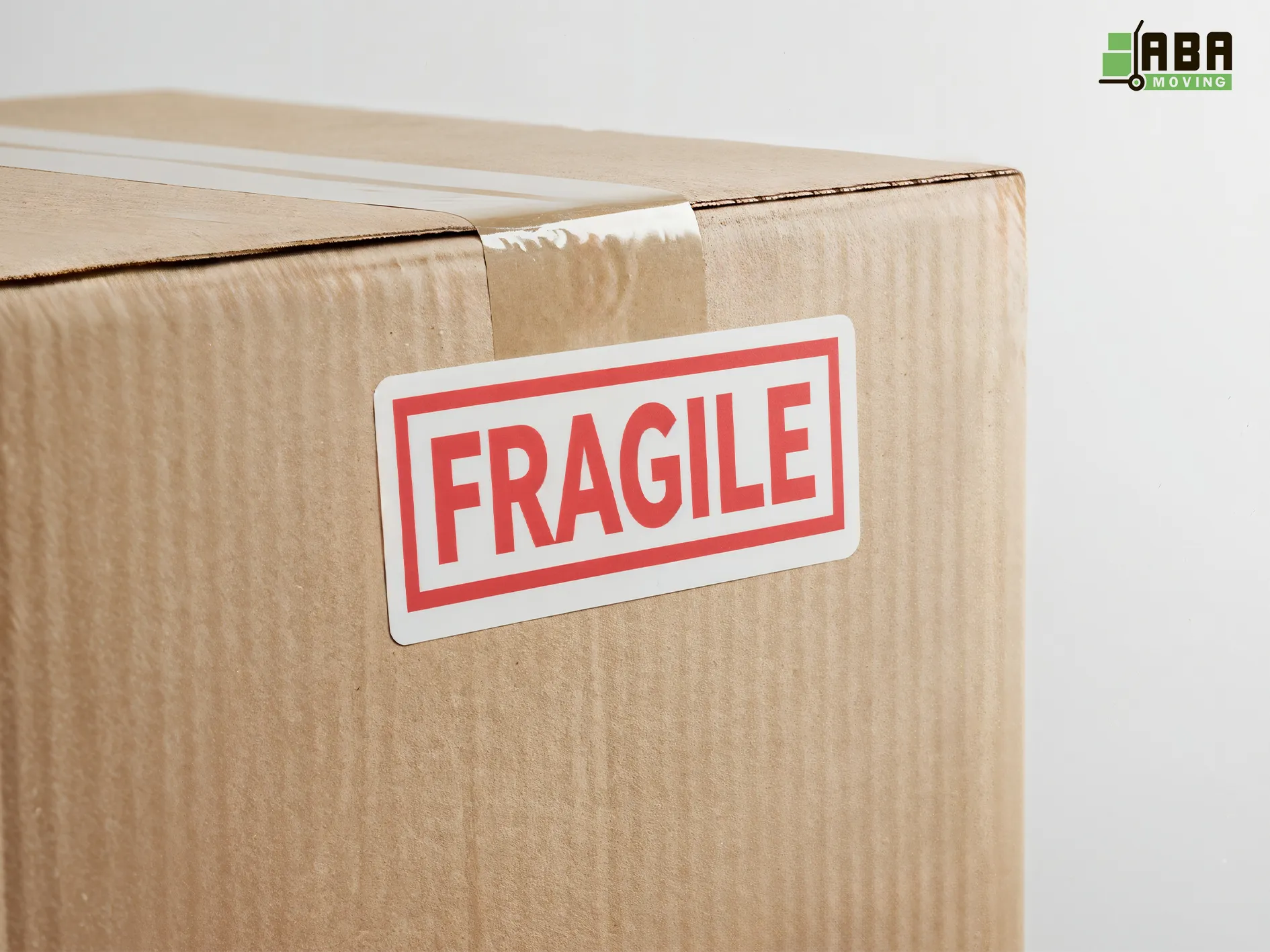 ABA Movers Packed Fragile Customer Items in Boxes