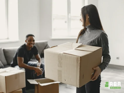 ABA Movers Customer Prepare to Moving and Loading Boxes
