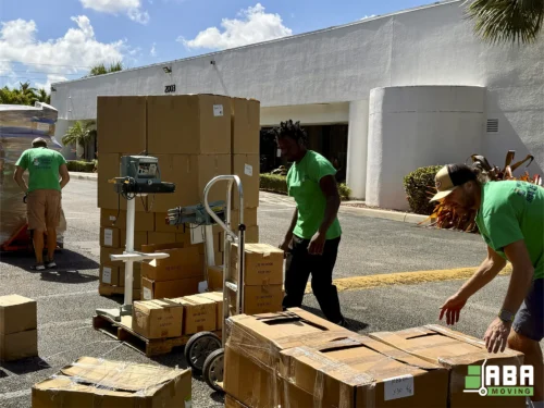Team Member Loading Customer Boxes