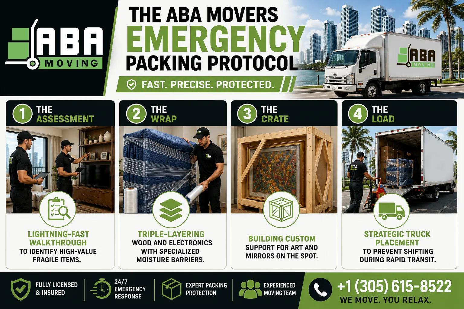 Infographic The ABA Movers Emergency Packing Protocol