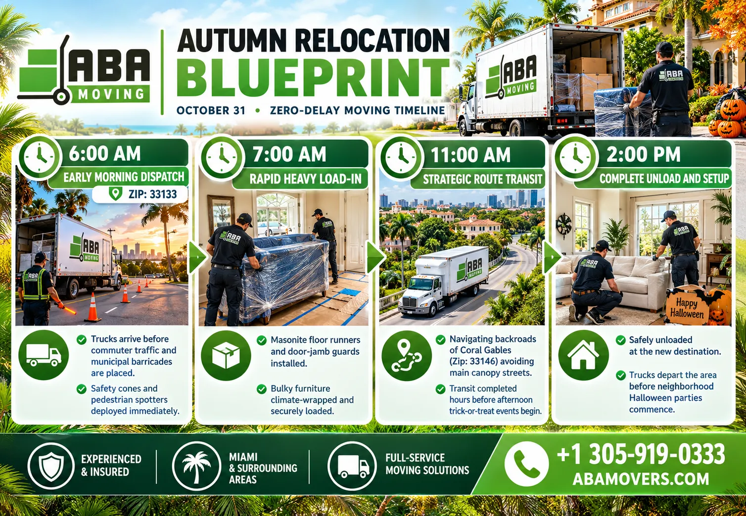 Infographic Autumn Relocation Blueprint